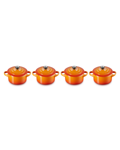 LE CREUSET Mini Stoofpannen Set van 4