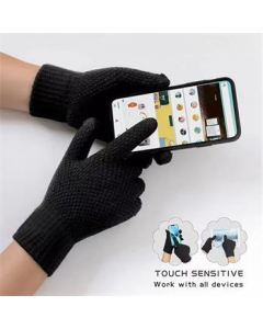 Mănuși SWISSTEN WINTER TOUCH femei, negre