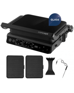 Kontaktný gril s teplotnou sondou - CONCEPT