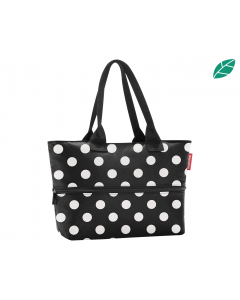 reisenthel shopper e1 dots white