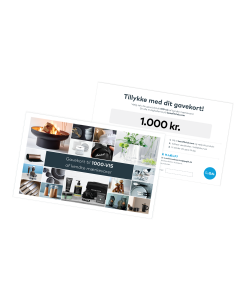 ProduktGavekort 1000 kr. værdikode