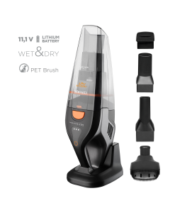 Ръчна прахосмукачка CONCEPT VP4351,  Wet & Dry, четка за животни 