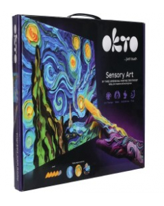 Set de artă OKTO SENSOTY ART ”Noapte înstelată” 30x40 cm