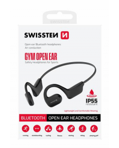 CĂȘTI STEREO BLUETOOTH SWISSTEN TRIX ARGINTIU/GRI; 51107091