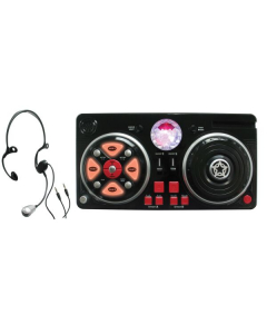 WIKY DJ pult mikrofonnal