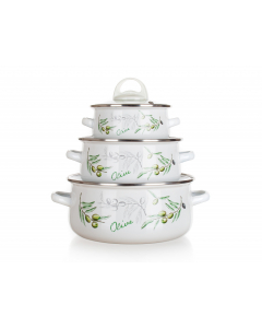 BANQUET OLIVE set posuđa od emajla