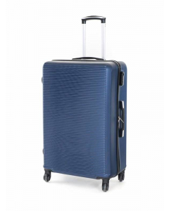 BANQUET Kufr plastový na kolečkách ABS03, velký, modrý