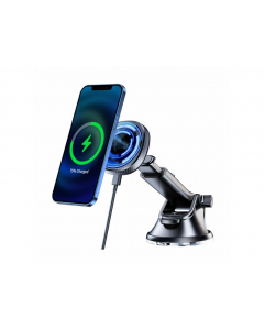 Магнитна стойка за табло на кола с безжично зареждане SWISSTEN 15 W, съвместима с MagSafe