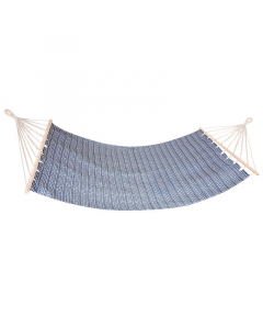 Хамак с подсилване Spokey ZUNI Cotton, синьо-бял