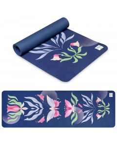 Semišová joga podložka - SPOKEY The Bloom Mat