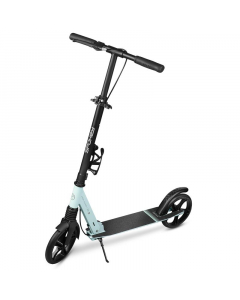 Spokey CITY FLOW PRO Koloběžka s ruční brzdou, kolečka 200 mm, mintová