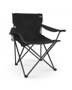 SPOKEY ANGLER SCAUN PLIANT DE CAMPING, NEGRU; K944887