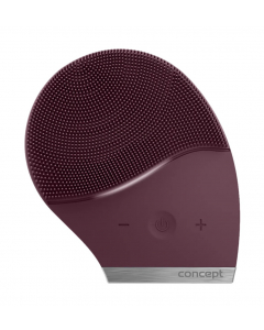 Четка за почистване на кожата CONCEPT SK9101 SONIVIBE, бордо