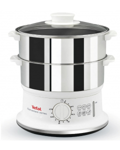 Уред за готвене на пара Tefal Convenient VC145130, бял
